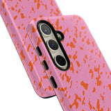 Tangerine Marble Pattern Phone Case - Tough & Trendy