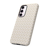 Pretty Gold and Grey Dots Phone Case - Tough & Trendy