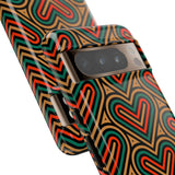 Stylish Heart Pattern Phone Case - Tough & Trendy