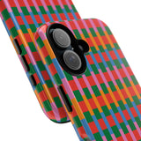 Candy Striped Pattern Phone Case - Tough & Trendy