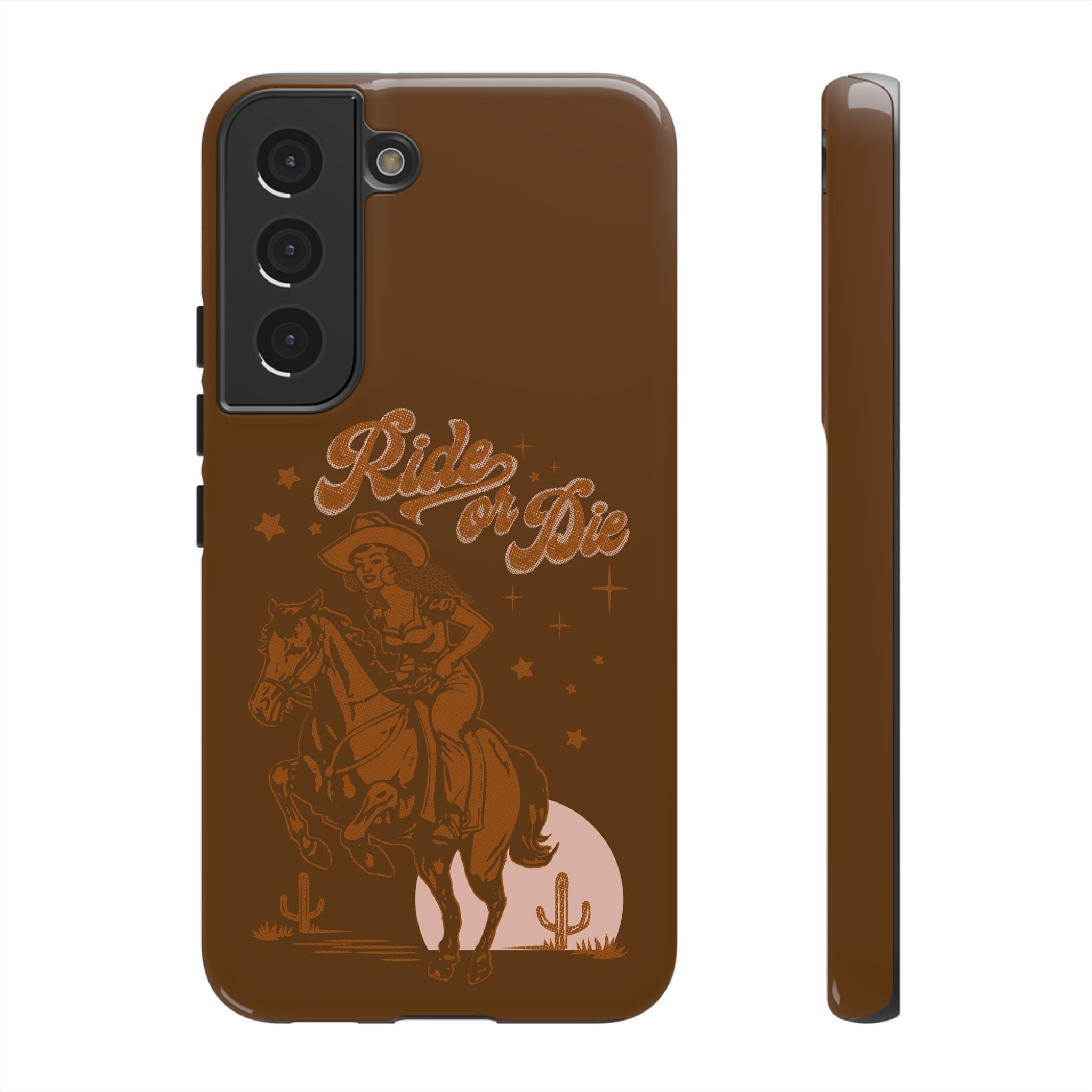 Ride or Die Cowgirl Phone Case - Tough & Trendy