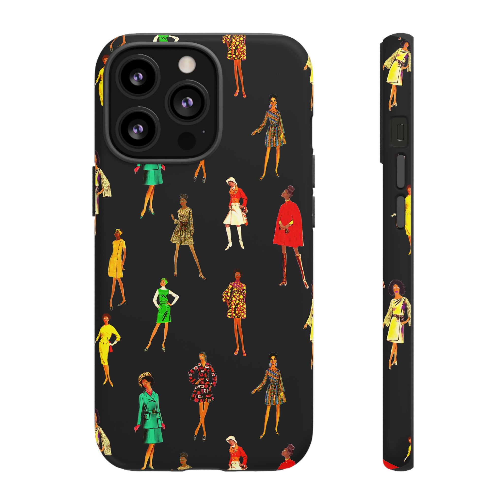 Vintage Fashion Ladies Phone Case - Tough & Trendy