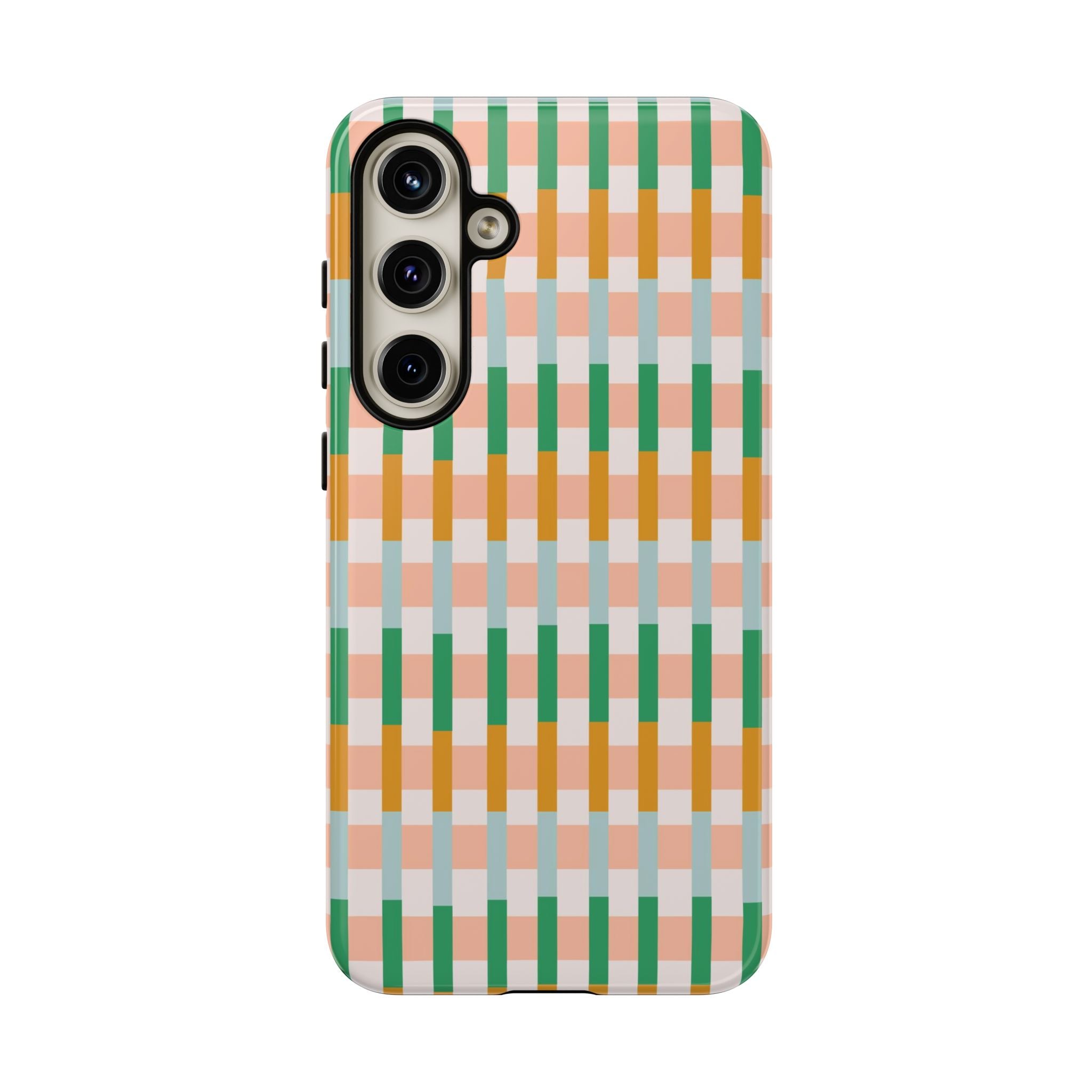 Stylish Striped Pattern Phone Case - Tough & Trendy