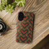 Stylish Heart Pattern Phone Case - Tough & Trendy