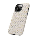 Pretty Gold and Grey Dots Phone Case - Tough & Trendy