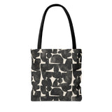 Cobblestone Black Original Art Tote Bag