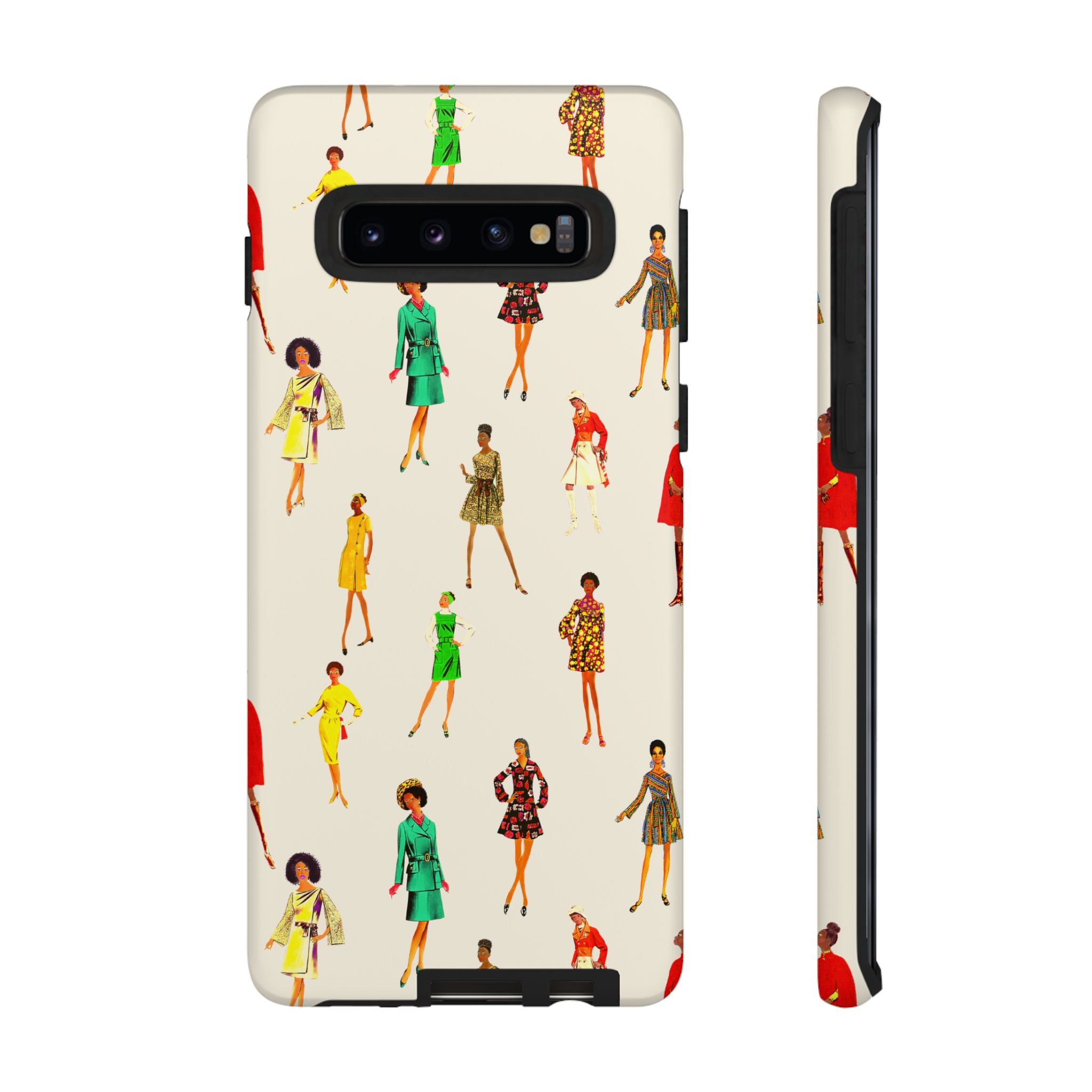 Ivory Vintage Fashion Ladies Phone Case - Tough & Trendy