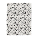 Modern Cow Print Arctic Fleece Blanket | Cozy Home Décor for Stylish Comfort