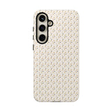 Pretty Gold and Grey Dots Phone Case - Tough & Trendy