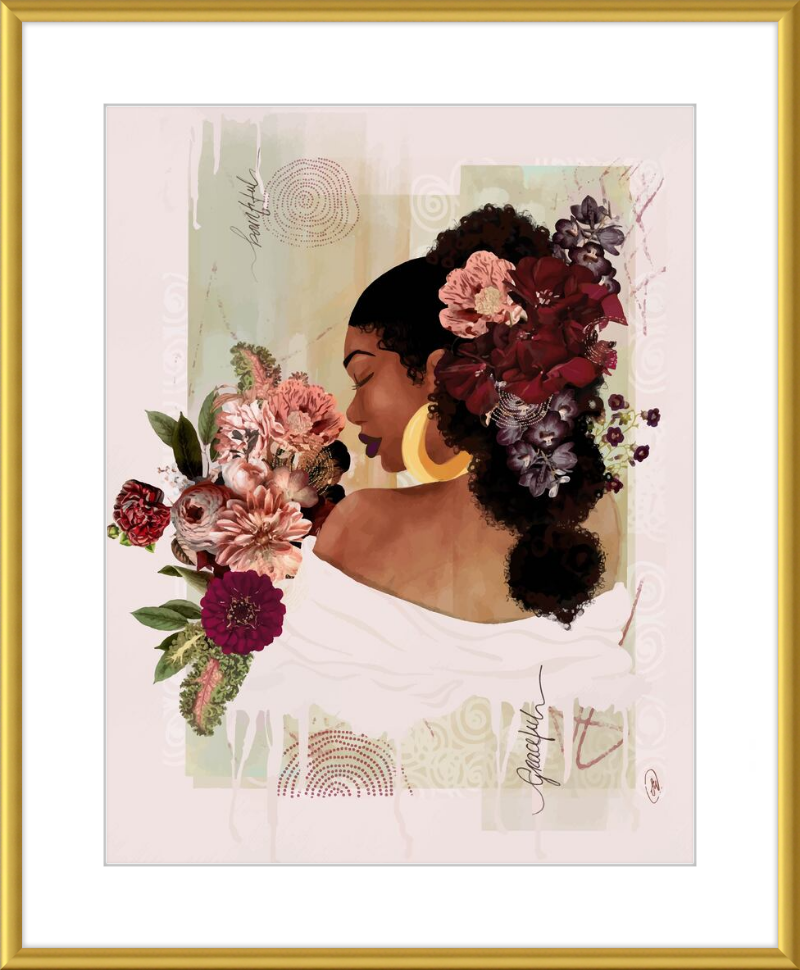 The Smell of Flowers Reminds Me Limited Edition Framed Print