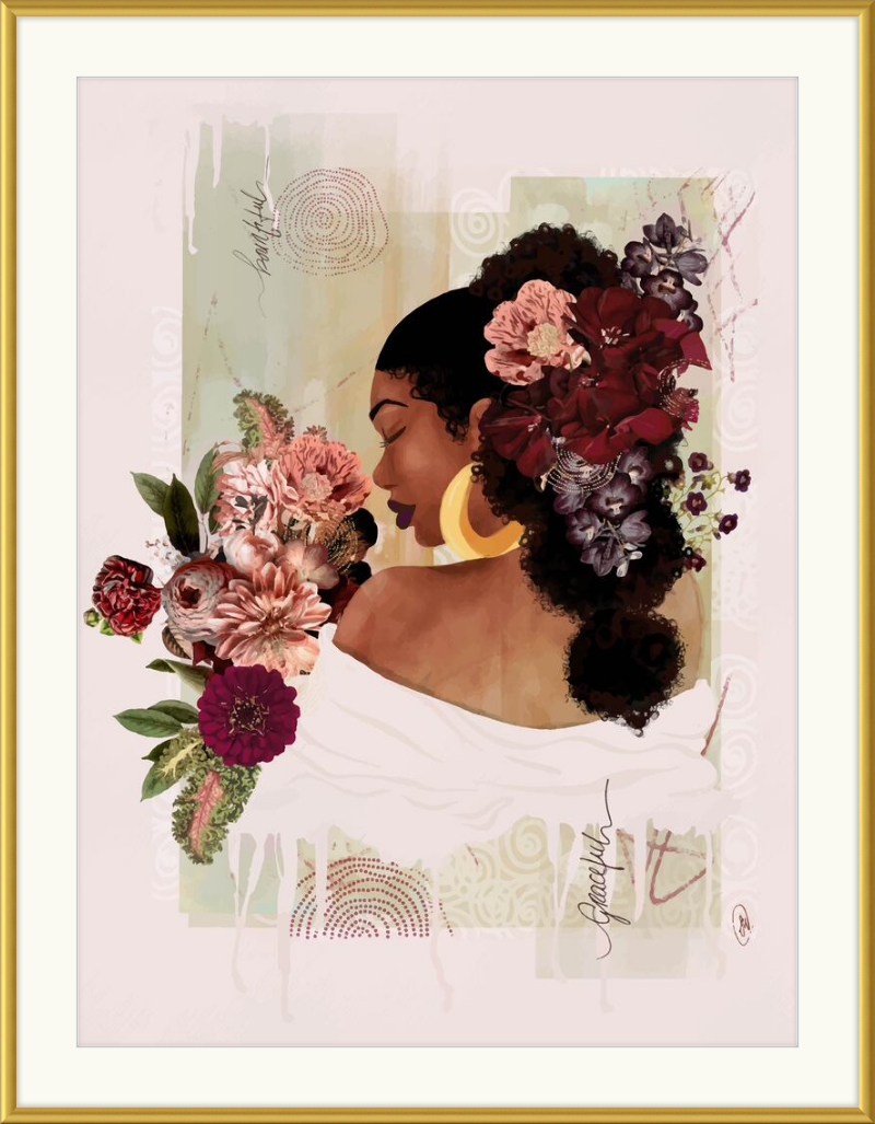 The Smell of Flowers Reminds Me Limited Edition Framed Print