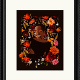 When Flowers Bloom in the Dark Framed Art Print