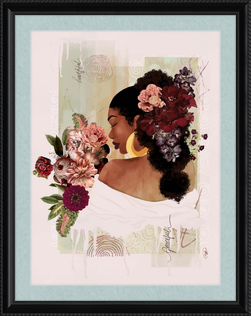 The Smell of Flowers Reminds Me Limited Edition Framed Print