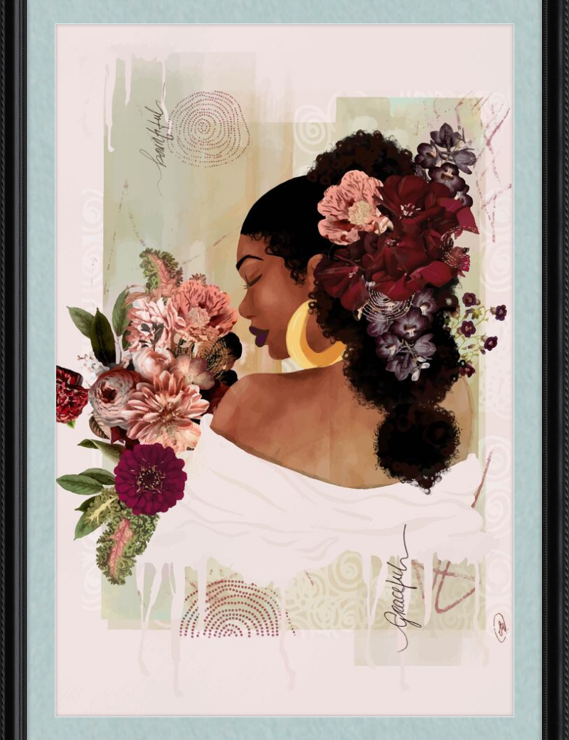 The Smell of Flowers Reminds Me Limited Edition Framed Print