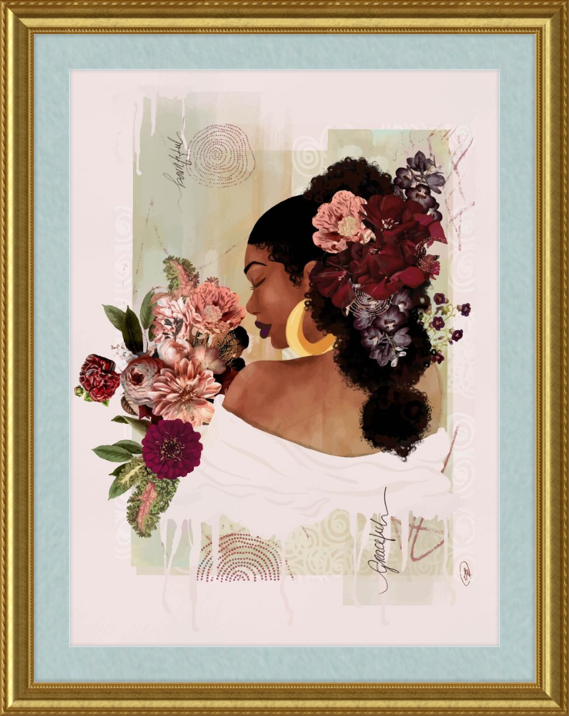 The Smell of Flowers Reminds Me Limited Edition Framed Print