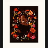 When Flowers Bloom in the Dark Framed Art Print