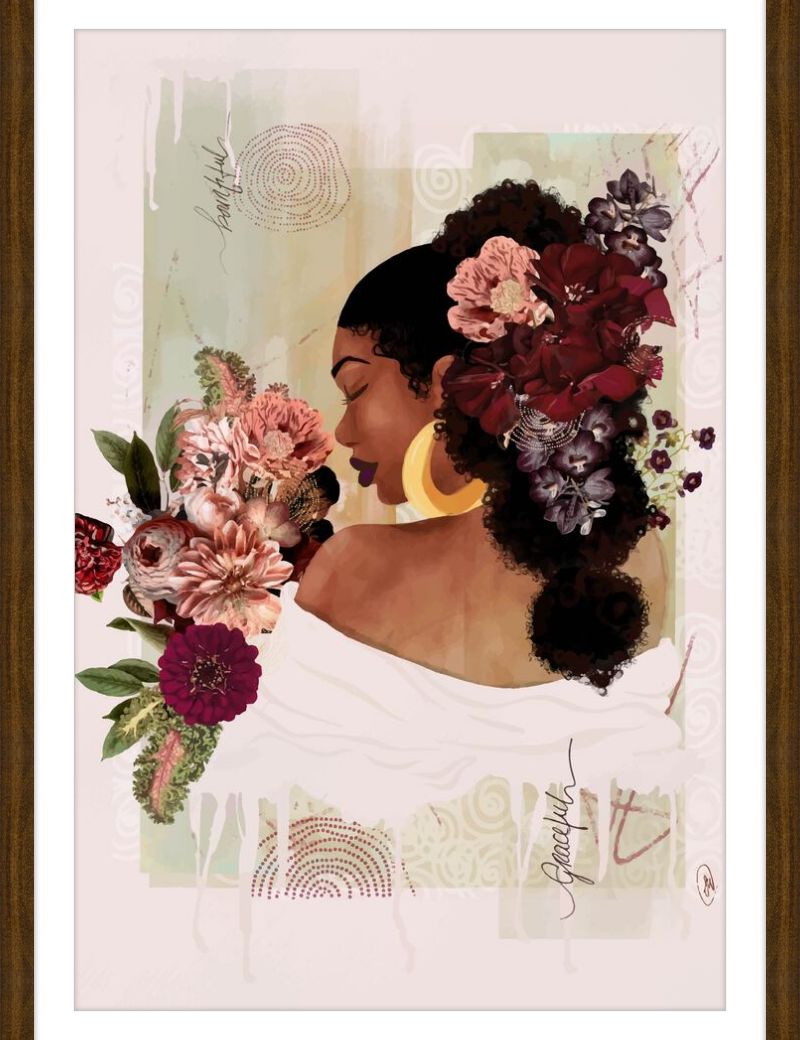 The Smell of Flowers Reminds Me Limited Edition Framed Print