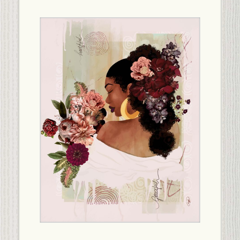 The Smell of Flowers Reminds Me Limited Edition Framed Print