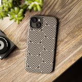 Hearts Beat Pattern Phone Case - Tough & Trendy