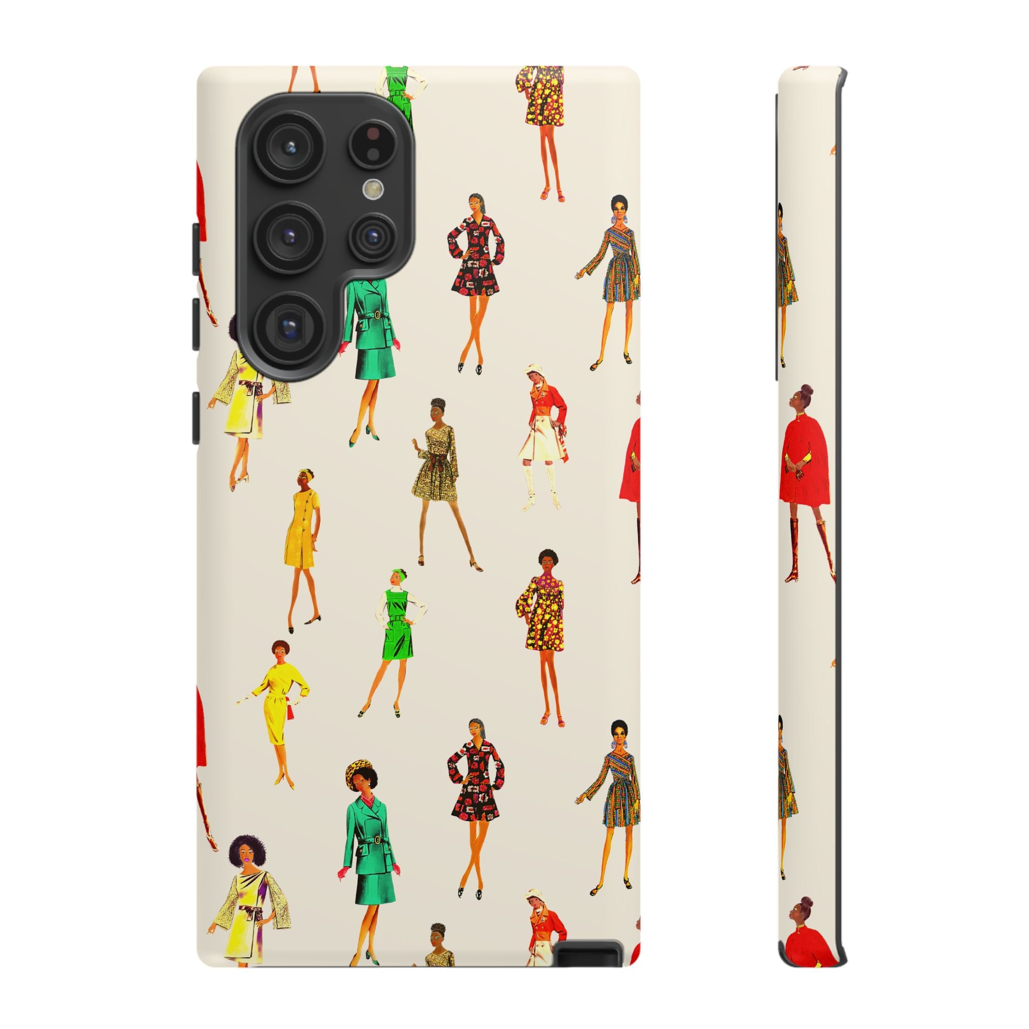 Ivory Vintage Fashion Ladies Phone Case - Tough & Trendy