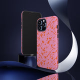 Tangerine Marble Pattern Phone Case - Tough & Trendy