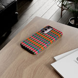 Candy Striped Pattern Phone Case - Tough & Trendy