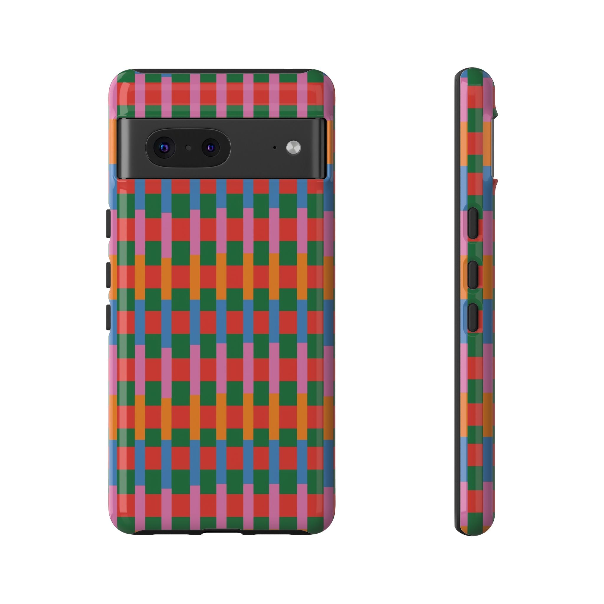 Candy Striped Pattern Phone Case - Tough & Trendy