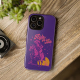 Ride or Die Cowgirl Pattern Phone Case - Tough & Trendy