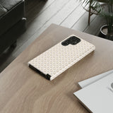 Pretty Gold and Grey Dots Phone Case - Tough & Trendy