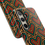 Hearts Beat Pattern Phone Case - Tough & Trendy