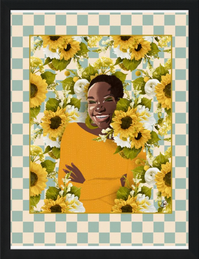 When Flower Bloom in the Sun Framed Art Print