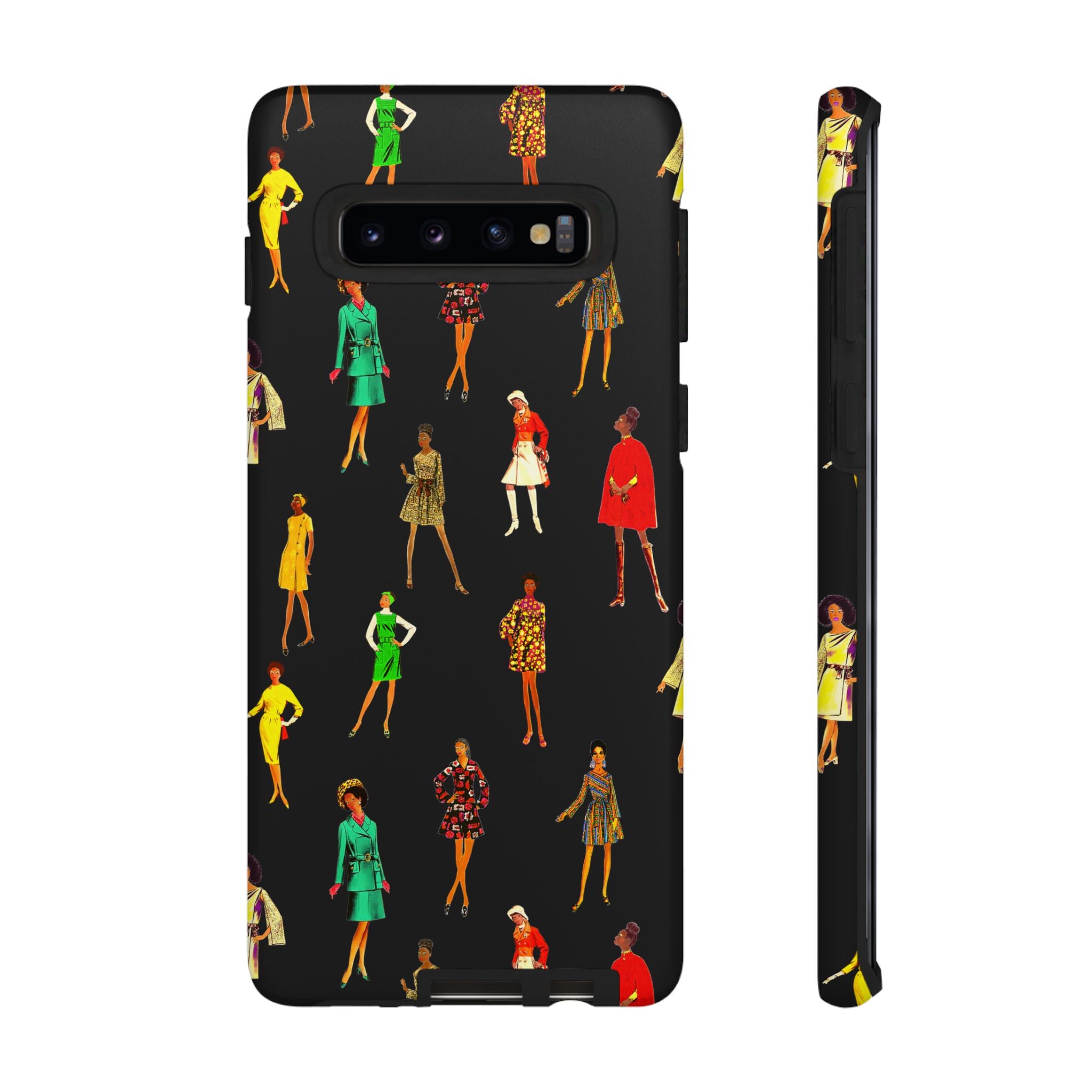 Vintage Fashion Ladies Phone Case - Tough & Trendy