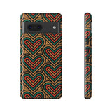 Hearts Beat Pattern Phone Case - Tough & Trendy