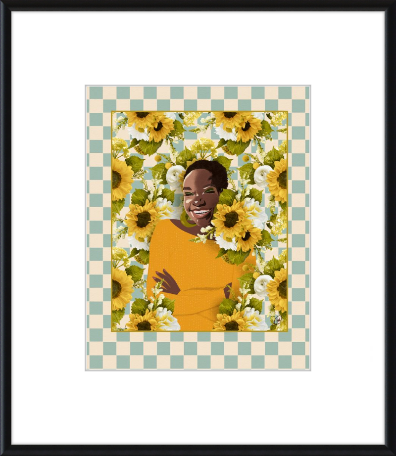 When Flower Bloom in the Sun Framed Art Print