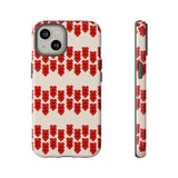 Hearts Aligned Pattern Phone Case - Tough & Trendy