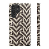 Hearts Beat Pattern Phone Case - Tough & Trendy