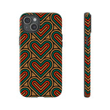 Stylish Heart Pattern Phone Case - Tough & Trendy