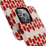 Hearts Aligned Pattern Phone Case - Tough & Trendy