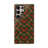 Stylish Heart Pattern Phone Case - Tough & Trendy