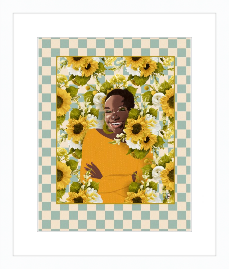 When Flower Bloom in the Sun Framed Art Print