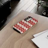 Hearts Aligned Pattern Phone Case - Tough & Trendy