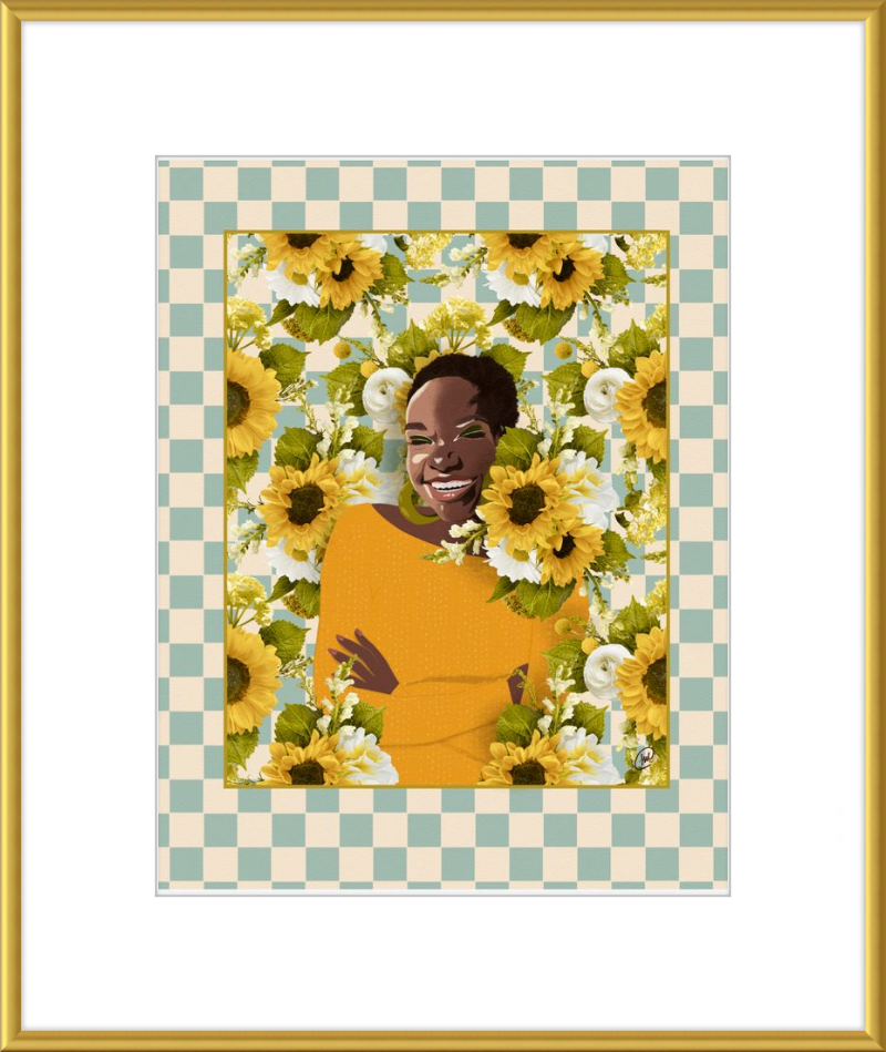 When Flower Bloom in the Sun Framed Art Print