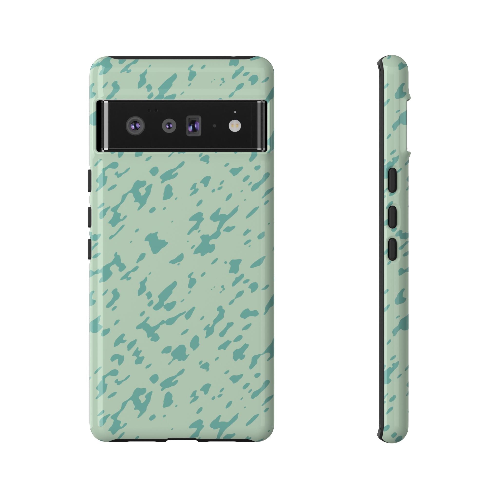 Turquoise Marble Pattern Phone Case - Tough & Trendy