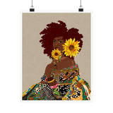 The Quilted Lady Art Print