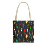 Vintage Fashion Ladies Print Tote Bag - Stylish & Versatile Carryall