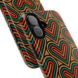 Stylish Heart Pattern Phone Case - Tough & Trendy