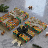 AfroBeats Holiday Wrapping Paper Roll - Perfect for Gift Wraps & Celebrations