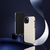 Pretty Gold and Grey Dots Phone Case - Tough & Trendy