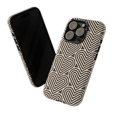 Hearts Beat Pattern Phone Case - Tough & Trendy