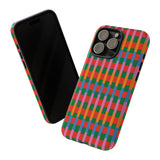 Candy Striped Pattern Phone Case - Tough & Trendy